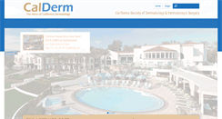 Desktop Screenshot of calderm.org
